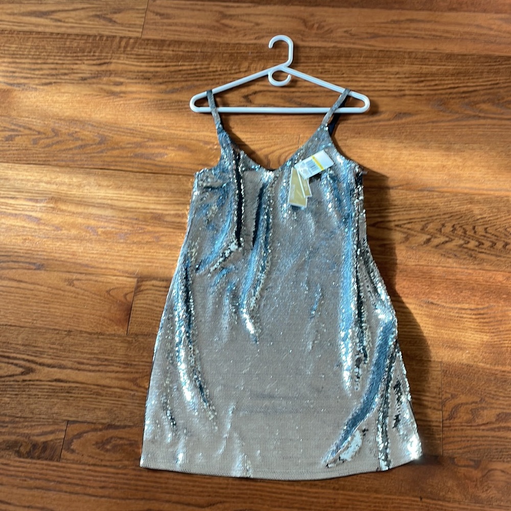 MICHAEL Michael Kors Sequin Party Dress, NWT!  Size Medium, pet free, smoke free